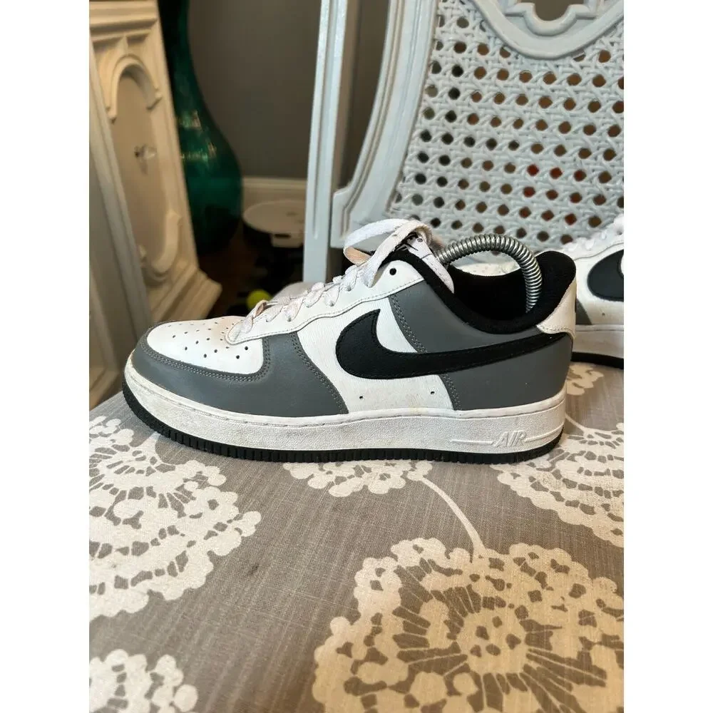 Nike Air Force 1 By You Men's Size 7 CT7875-994 Black/White/Gray‎ Panda Colors